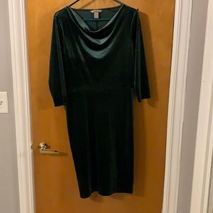HM velvet dress